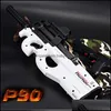 Gun Toys P90 Spielzeug Assat Sniper Wassermodell Outdoor-Aktivitäten CS-Spiel Elektro-Bursts Paintball-Pistole für Kinder Drop Lieferung 2021 DHRC2