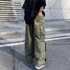 Pantalones de hombre Estilo Harajuku Pecho Recto Casual Primavera Cintura elástica Cordón Monos Hombres Color sólido Retro Pantalones de nueve puntosHombres