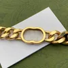 Girocolli di design Collane Bracciale di lusso per donna e uomo Lettere d'oro vintage Accessori di moda placcati in oro 14 carati