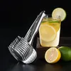 Fruktgrönsaksavdelningsverktyg Aluminiumlegering Lemon Slicer Hushåll Hantera tomatpotatis banan Cutter Kitchen Tool ZL1227