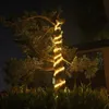 La ficelle de tube de corde à énergie solaire allume la grande batterie extérieure 1000mAh 32Ft 65Ft 300LEDs lampes de fée imperméables blanc chaud jaune pour la décoration de cour de Noël de jardin