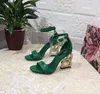 Chunky Lettler Rhinestone Heel Platform Leather Sandals Women Lace up Bow tie Gladiator Ladies Thick High Party Pumps Buckle