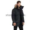 Nuovo stile antivento designer uomo langford parka piumino bianco tessuto canadese Chaqueton cappotto esterno piumino con cappuccio