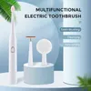 Ultraljudsmjuk hårinladdningsbar vattentät elektrisk tandborste för män och kvinnor passar barn vuxna vibrator 220627