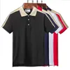 Herren-Poloshirt, Designer-Mode, Pferd, T-Shirt, lässig, Herren, Golf, Sommer, bestickt, High-Street-Trend-Top, Asien, M-XXL