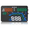 車のビデオユニバーサルQ7 5.5インチデジタル自動車HUD GPSヘッドアップディスプレイスピードメーター過短縮警告ダッシュボードウインドシールドプロジェクター