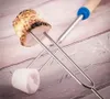 Snel roestvrij staal BBQ Marshmallow Gereedschap Gereedschap Rooststokjes Uitbreiden Roaste Telescoping Kook/Baking/Barbecue