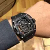 Watches Wristwatch Designer Business Leisure Richa Milles Personlig ihålig riktig Tourbillon Skull Atmospheric Sports Fashion Mens Transpa