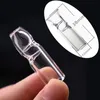 Smoking One Hitter Pipes MINI Clear 38MM Glass Filter Tip Tobacco Herb Cigarette Holder Filter pipe for rolling paper