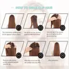 Clip in Human Hair High Grade 100g Balayage Ombre Color Straight Natural Extension With Double Drawn W2204011263552