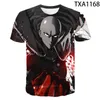 T-shirts pour hommes Été Hommes Femmes Enfants Casual Tops Anime One Punch Mode 3D Imprimé Garçon Fille Enfants Coton Manches Courtes T-ShirtMen's