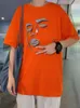 Erkek Tişörtleri Juspinice Kısa Kollu T-Shirt Erkekler Traend Yarı kollu 2022 Yaz Giysileri Öğrencileri Gevşek Baskılı Büyük Boy Tişörtlü Harajukum