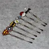 100pcs Nowa konstrukcja ze stali nierdzewnej Ecig Dabber Tool Titanium DAB paznokcie wosku z CATU Badge Atomizer Waporyzator Pen DHL4434997