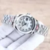 Mode Mechanische elegante dames Kijk 28 mm roestvrijstalen riem saffier kristal oester oester eeuwig ontwerper horloge luxe horloges montre de luxe hoge kwaliteit 22