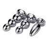 Metal Crystal Anal Plug Stainless Steel Beads Dildo Prostate Massager Erotic sexy Toys Products Butt Adult Gay Buttp L1