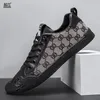 Sapatos Casuais Masculinos Sapatos Baixos Respiráveis de Couro Masculino de Marca de Luxo Tênis de Caminhada Masculino P41