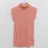 Spring White Tank Top Women Corset Tops To Wear Out Sleeveless Turtleneck Solid Casual T Shirt fashion Korean Clothes 220325