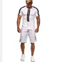 2022 hommes survêtements vêtements de sport costumes mode vêtements sport pull décontracté nouveau costume de sport américain fermeture éclair vestes pantalons