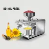 220V/110V Heat Cold Home Oil Pressers Machine For Pressing Olive Oils Temperature Adjustable Coconut High Oils Extraction Maker