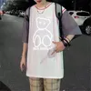 Cool Reflective Bear Stampa T Shirt Ragazzi Top Estate Uomo Hip Hop Manica corta Streetwear Moda Harajuku Coppia Magliette in cotone 220608