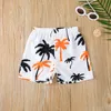 Pojkar kläder sätter fritid sommar sport tank top + shorts kostym toddler baby boy beach hawaii kläder set