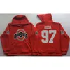 MitNess Herren Ohio State Buckeyes coollege Jersey 97 Joey Bosa 12 C.JONES 16 BARRETT 1 B.Miller 15 Elliott Red Jerseys Hoodies Sweatshirts