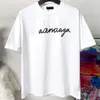 Designer Custom T Shirt Design Lettere Uomo Tees Classic Uomo Polo Abbigliamento in cotone sciolto Abbigliamento Hip Hop Manica corta