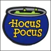 أحذية أجزاء الأحذية أحذية PVC Hocus Pocus Decoration سحر Buckle Jibitz للتماسيح Decor Decor Party Favors هدية تسليم مزيج