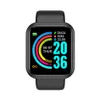 D20 Smart Watch Fitness Y68 Armband Blutdruck Herzfrequenz -Monitor -Schrittzähler Cardio Bracelet Männer Frauen Smartwatch für iOS Android mit Einzelhandelsbox