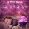 USB STAR Galaxy Projector Light com Bluetooth Remote Control Night Lamp for Kids Room Skylight Party Living Gaming Room Decor204T