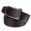 Belts Formal Mens Leather With Gun Plated Buckle Fashion Coffee Man Belt For Boss1025460