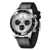 huiya06 최고 품질의 남자 시계 전체 기능 스톱워치 패션 캐주얼 시계 시계 시계 고급 자동 기계 기계식 클래식 시계