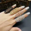 Anillos de boda GODKI líneas cruzadas de lujo CZ circonita cúbica para mujeres compromiso nupcial Dubai Gold Finger Wynn22