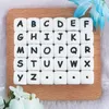 Kovict 100pcs Alphabet English Silicone Beads.