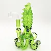 Bong Squid forme Pipe à eau Dab Rig Narguilé 14.4MM Femelle Joint Bubbler Ashcatcher Craftbong