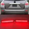 1 Set LED Tylny zderzak Odbrzusza Światło hamulca dla Toyota Highlander 2012 2012 2013 Stop Lampa Ostrzeżenie Ostrzeżenie Fog Light Car Akcesoria