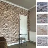 3D Wall Stickers Self Adhesive Foam paper Panels Home Decor Living Room Bedroom House Decoration Bathroom Soft Sticker 220421