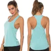 Femmes T-Shirts Yoga Fraise Milkshake Sans Manches Racerback Gilet Sport fitSinglet Athlétique Fitness Sport Débardeurs à séchage rapide Femme Courir Entraînement