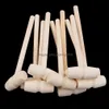 Hammer Handverktyg Hem Garden LL Mini Wood Wood Mallets för skaldjur Hummer Crab Shell Leather Crafts Jewelry Craft D DHX8W