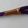 Colliers pour chiens Laisses Fortes Laisses à pression souples Corde en nylon Laisse 5 pieds Prend en charge la traction Grand Medium Violet ColorDog