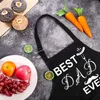 Party Decoration Dad Mom Ever Apron Mommy Daddy Birthday Mother's Father's Day Christmas Husband Wife Baby Shower Gift Present Po Pr