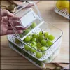 Pet Refrigerator Food Storage Containers With Lid Kitchen Separate Zer Seal Bin For Vegetable Fruit Meat Fresh Box Organizer Drop Delivery 2