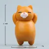 Japonais réaliste chat dessin animé créatif 3d fermoir magnétique bâton de réfrigérateur dessin animé mignon chat réfrigérateur aimant décoration de la maison cadeau 220426