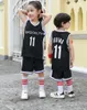 Jugend-Basketball-Trikots, Kinder-Uniformen, Sportkleidung, leere Basketball-Sets für Kinder, atmungsaktive Jungen- und Mädchen-Trainingsshorts-Sets