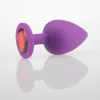 Grandi dimensioni Quattro colori selezionati Giocattoli anali in silicone Smooth Touch Butt Plug Prodotti erotici sexy per uomini Articoli di bellezza