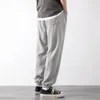 Pantaloni casual ultra sottili estivi Pantaloni larghi e traspiranti di tendenza da uomo Mostrano pantaloni sportivi Harem cadenti Pantaloni da jogging Donna 220509