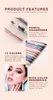 12 цветов Shimmer Glitter Eyeshadow Подводка для глаз для век