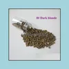 Mikroperlen, Haarschmuck, Werkzeuge, Produkte, Großhandel, 1000 Stück/Flasche, 5 x 3 x M, 7# hellblond, mit Aluminiumsilie ausgekleidet, Mikroringe/Verbindungen/Perlen für