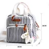 Nouveaux styles Baby Designer Diaper Bag Backpack For Care Maternity Travel Zipper Plaid Canvas Backpack Nappy Changement infirmi￨re Porte-chevaux Ornements Horse Multi fonction