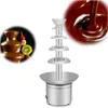 Dining Kitchen Electric 5 layers chocolate hot pot fountain for Party